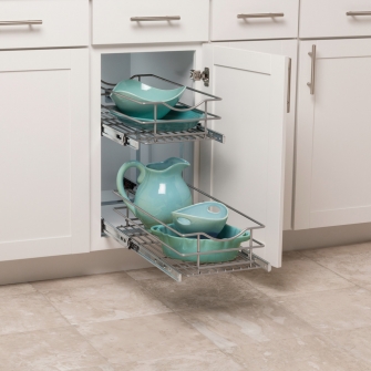11 in Double-tier Pullout Baskets