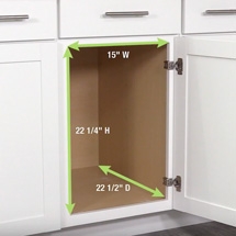 How to measure your cabinet